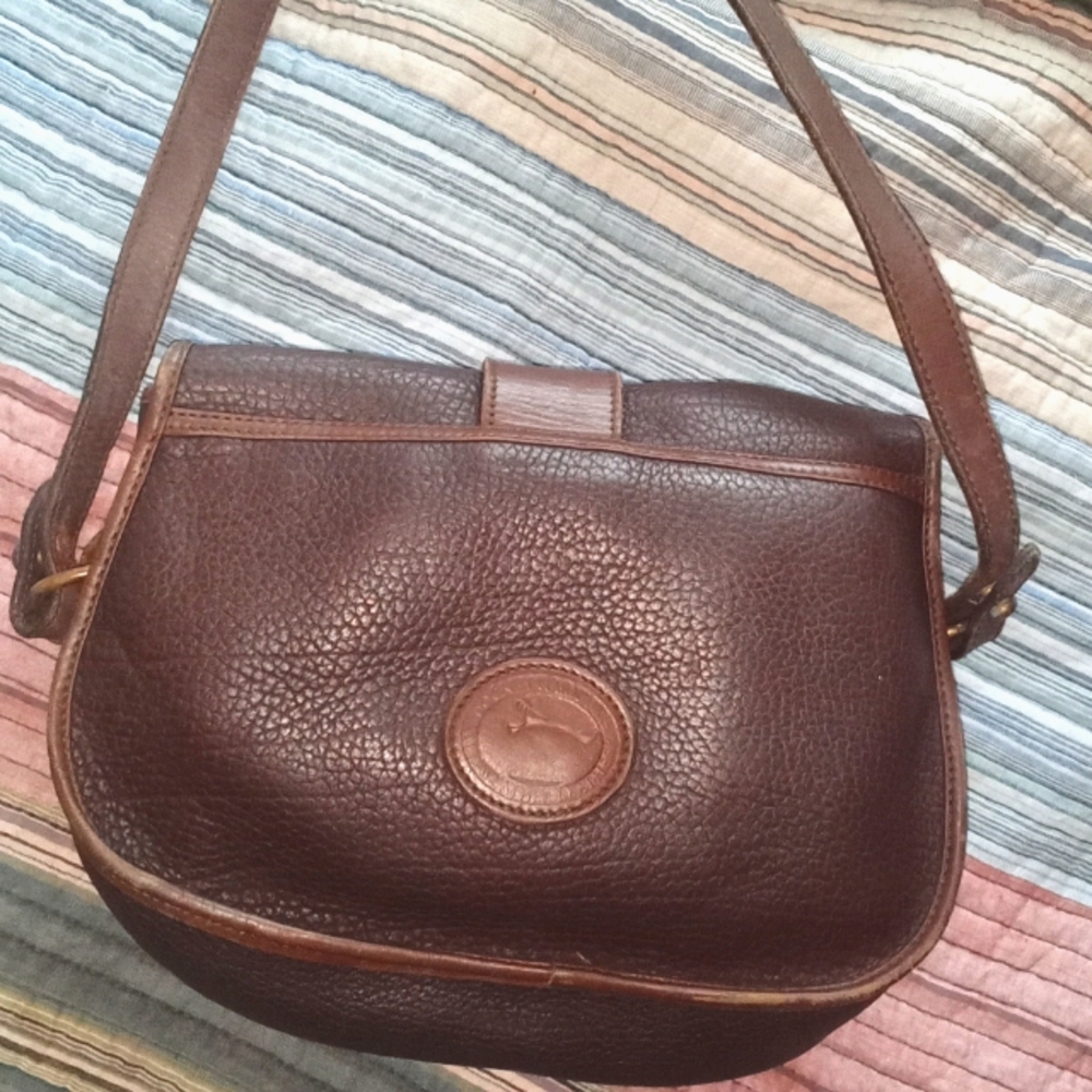 Dooney & Bourke Brown Leather Shoulder Bag